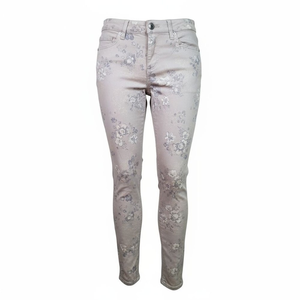 Democracy Women's Straight Leg Jeans - Cream Size 4 - Picture 2 of 6